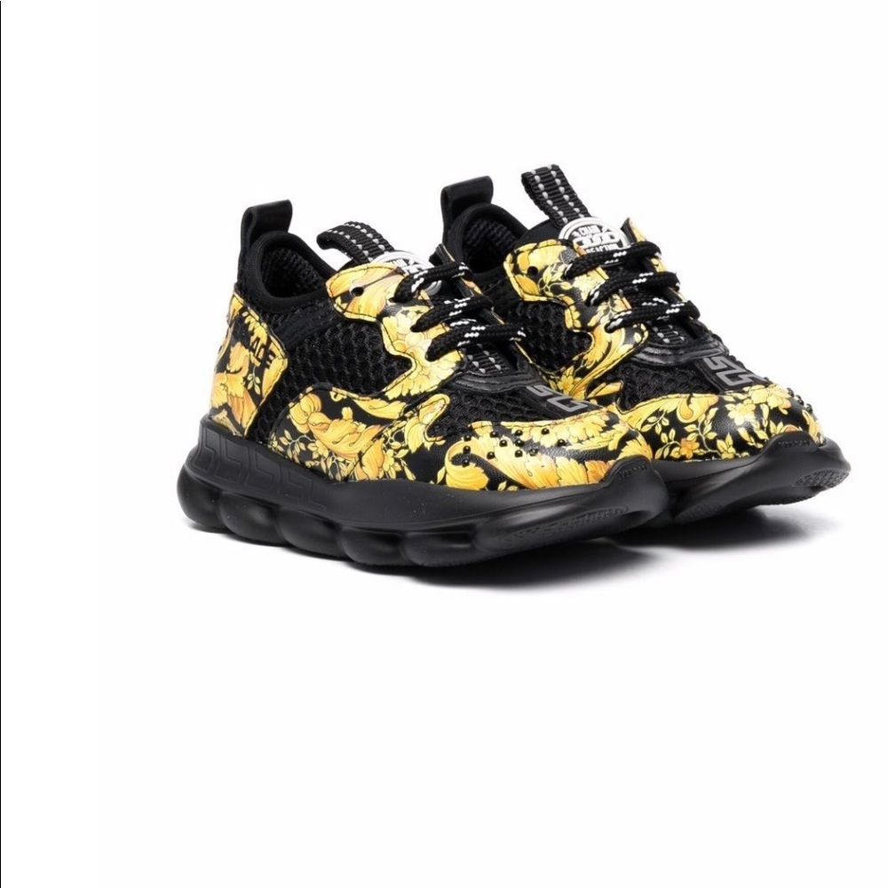 Versace Toddler Boy Sneakers size 20 but fit US 5C